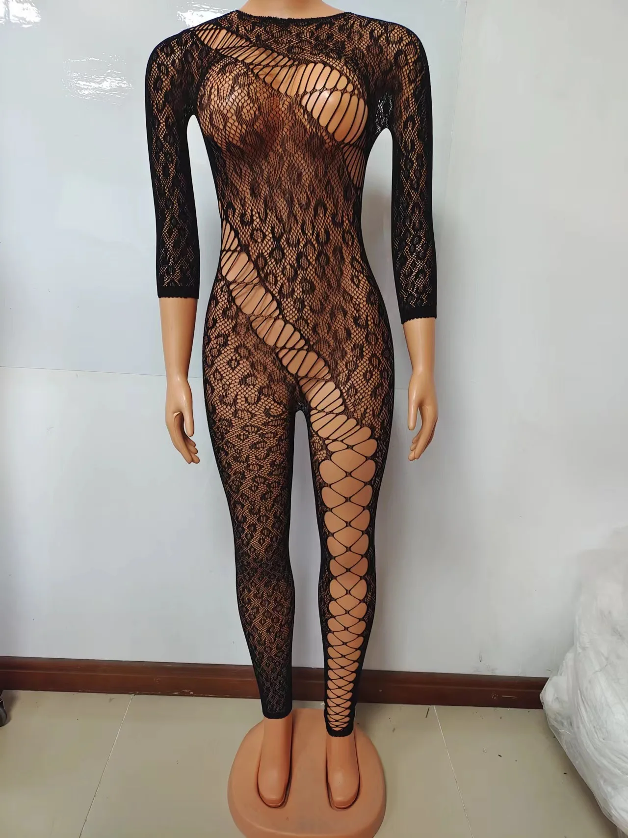 New sex Europe leopard style sexy seductive passion uniform Bodystocking  Lingerie Clubwear