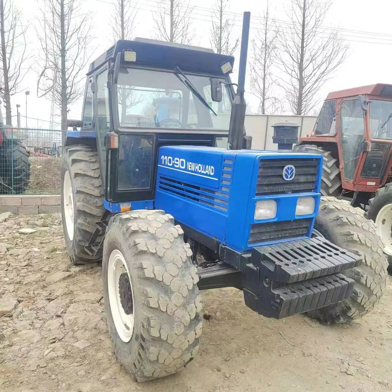 Used Tractor Fiat New Holland 110 -90 cheap price Italy origin in good working condition