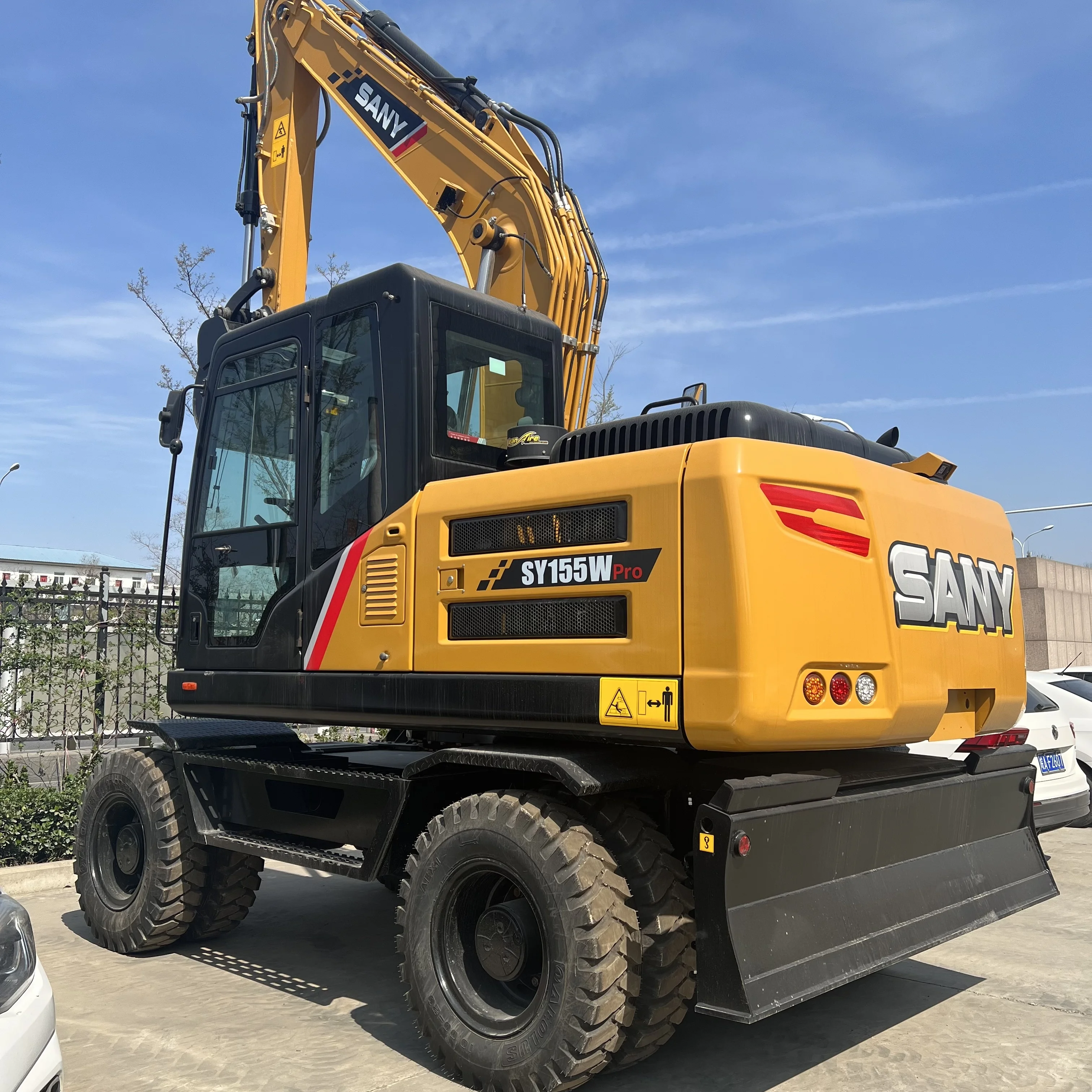 china brand  sany sy155 excavator 15t  sany new excavator wheel excavator