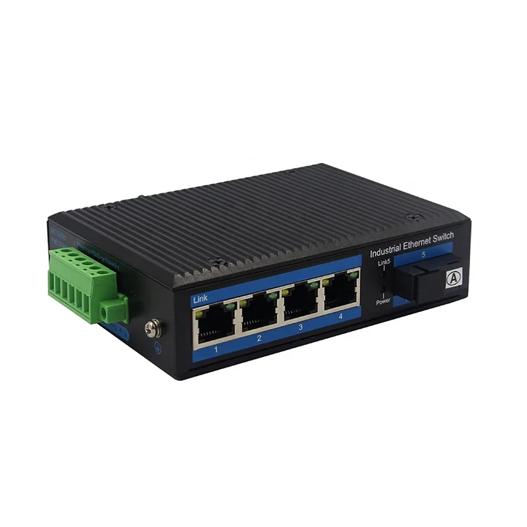 Innovative product sales 4-Port 10/100Base-TX to 100Base-FX Industrial Ethernet Switch
