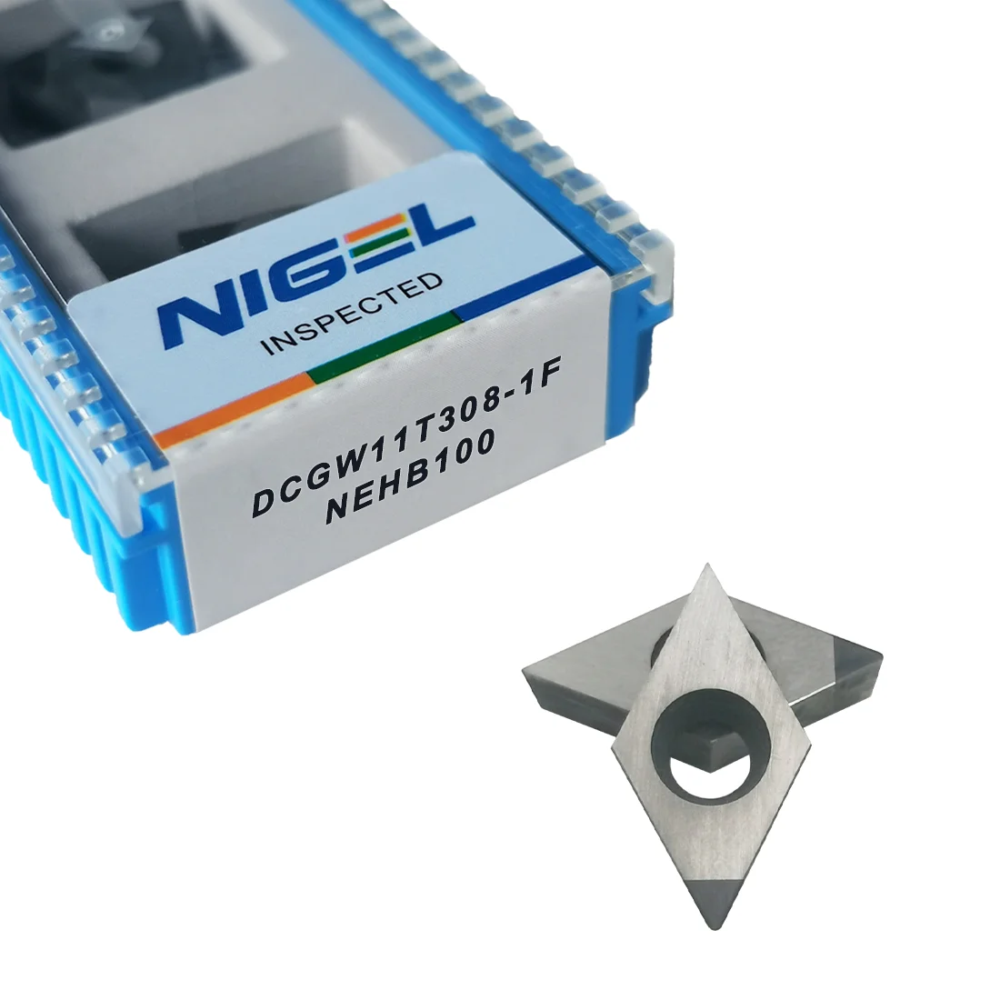 NIGEL Custom ISO Standard Pcbn Inserts DCGW11T308 Pcbn Inserts Pcbn 1F Tips DCGW for Cast Iron Hard Steel