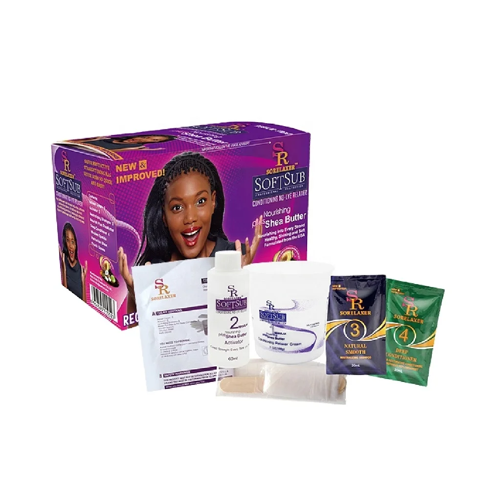 High Quality Hair Relaxer Indian Hair Relaxer Regular and super African home and salon using long lasting