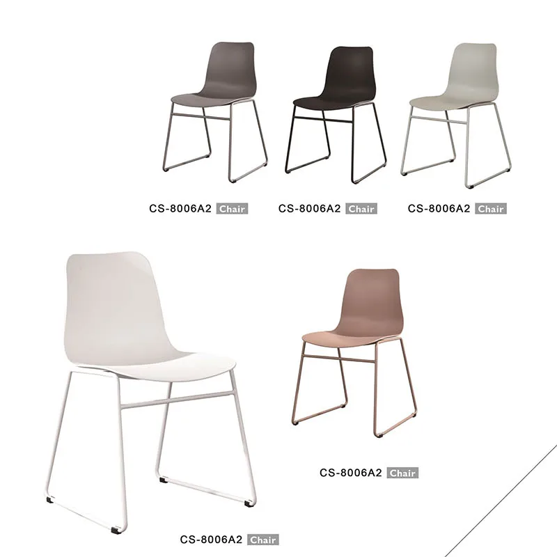
New PP chair Polypropylene Plastic Seat Dining Chair modern design 