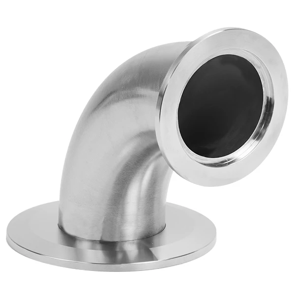 SS304 Vacuum Elbow 90 Degrees KF-16 Vacuum Fittings, ISO-KF Flange Size NW-16 clamp fittings