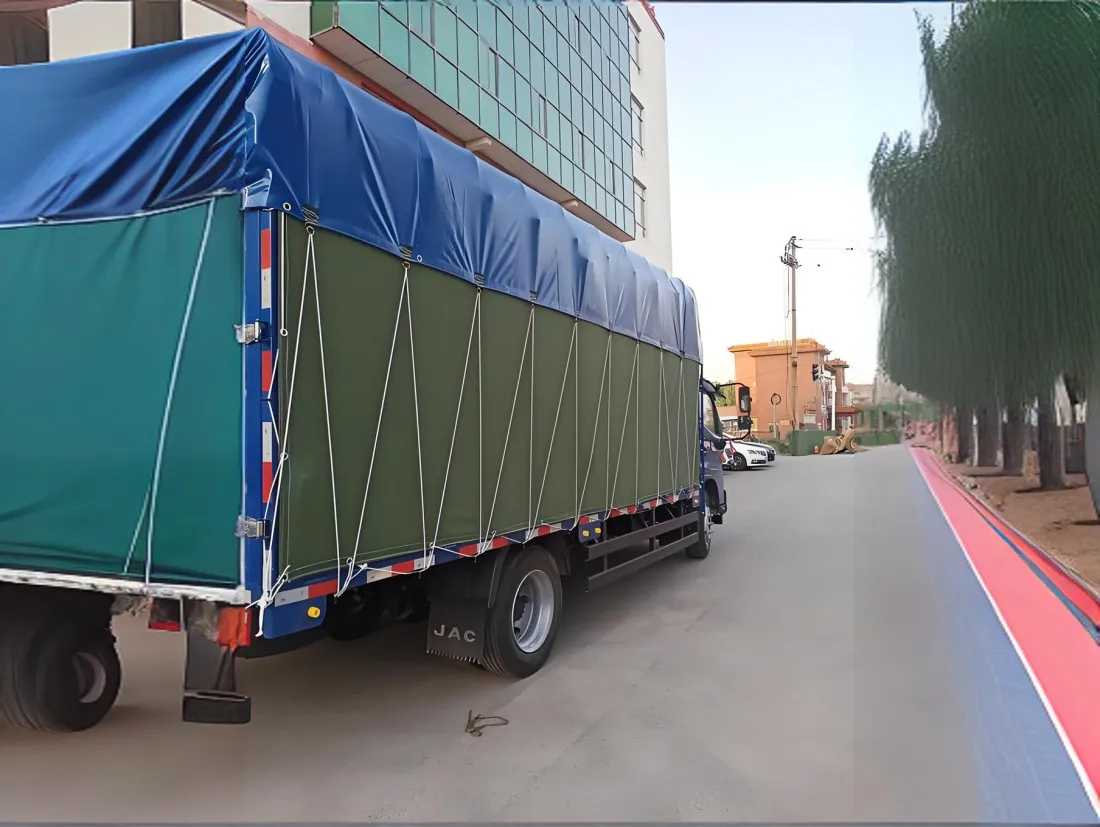 PVC Tarpaulin of the Truck Electric Cover, resisting Water, Weather, Anti-Static, and UV.
