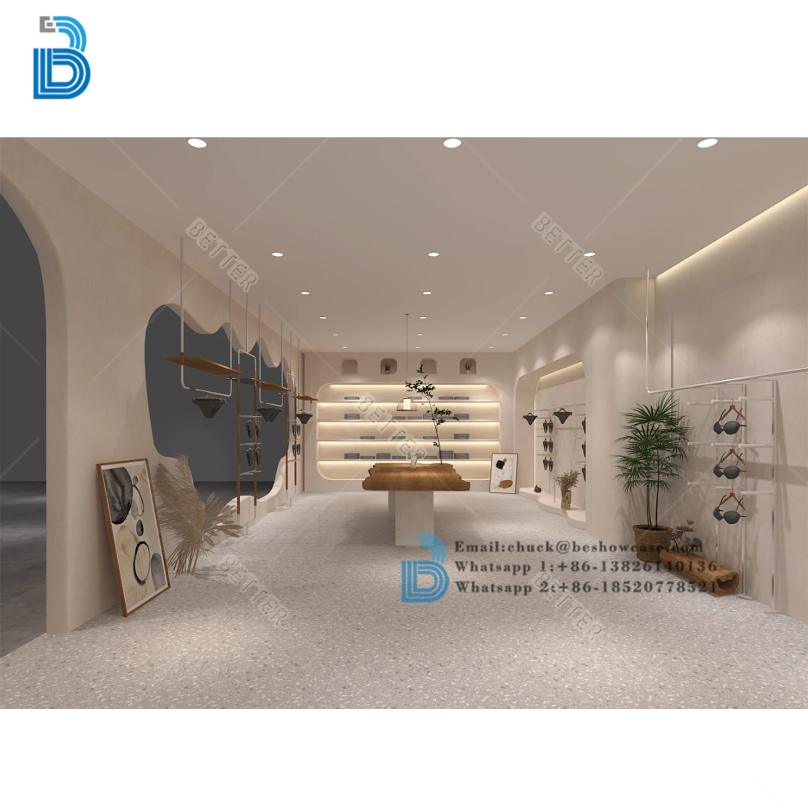 bespoke Lingerie Fixture Lingerie Store Design Boutique Shop Lingerie Display Rack Store Fixture