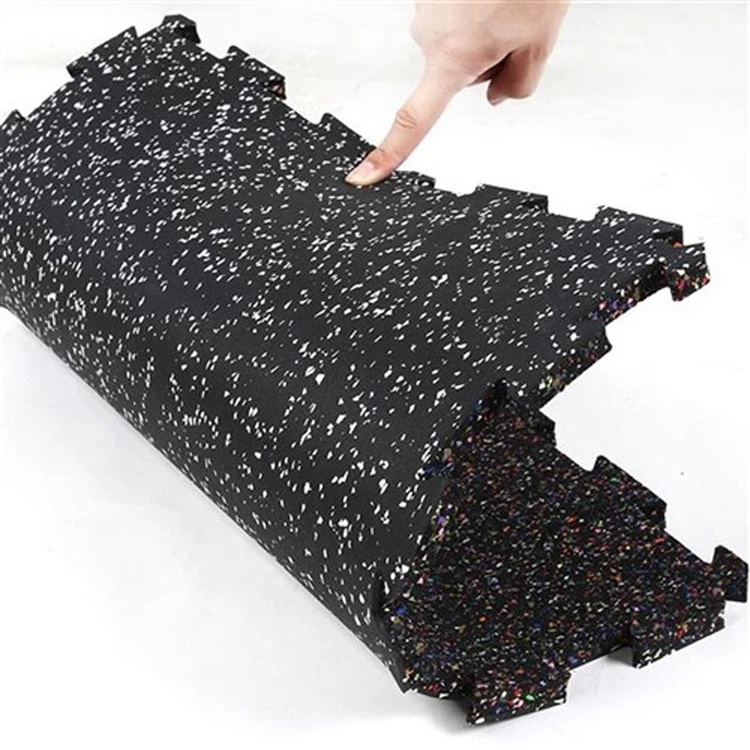 Anti-slip EPDM Gym Rubber Flooring Rolls Tiles Sports Equipments Rubber Mat