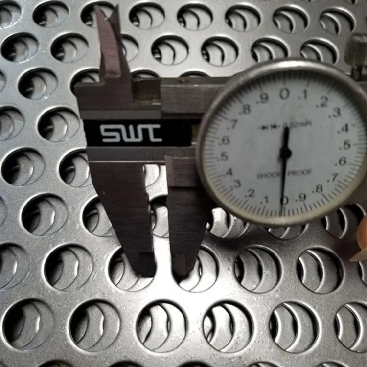 1mm Hole Galvanized Round Hexagonal Aluminum Perforated Metal Mesh Speaker Grille Sheet