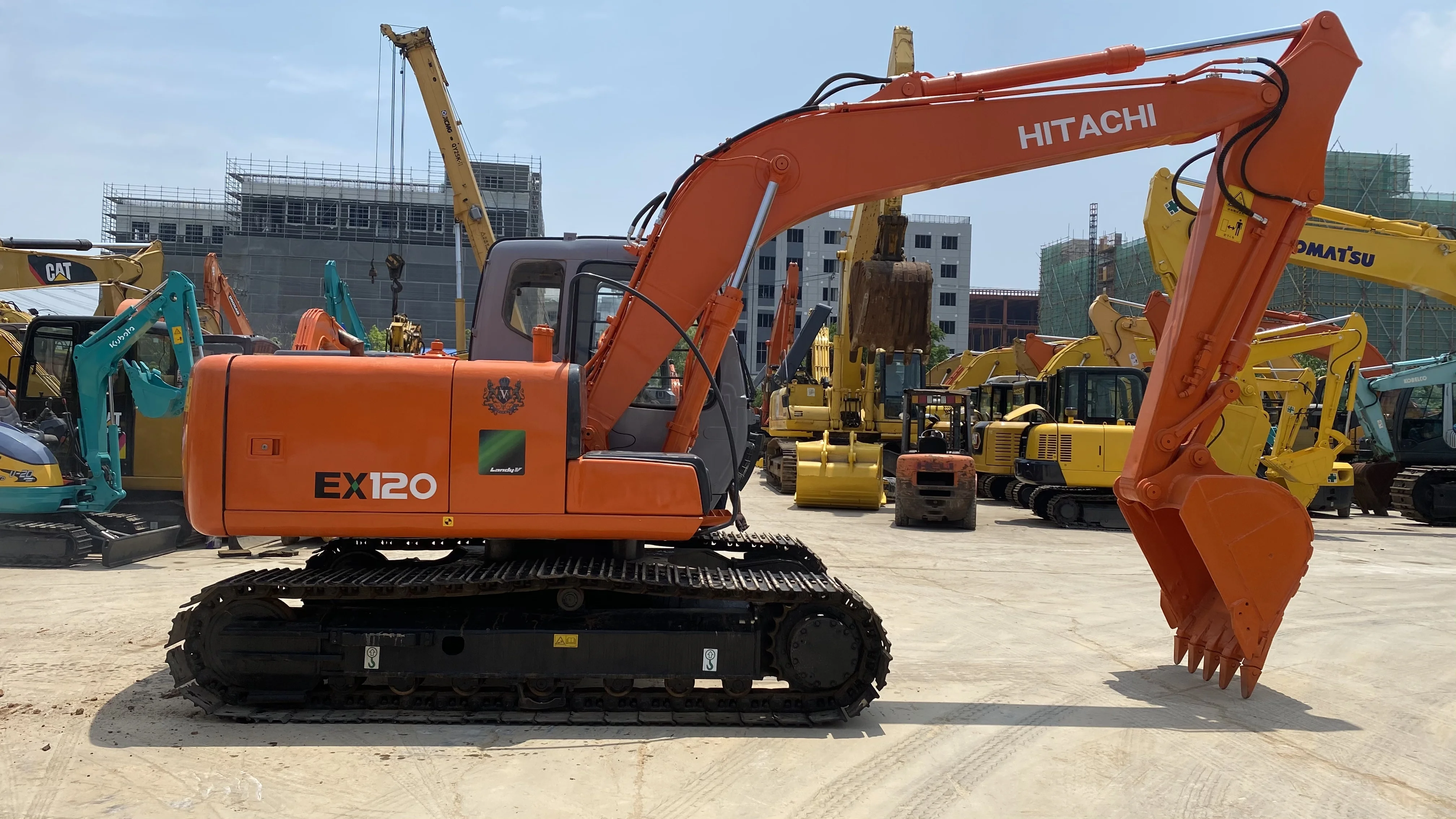 Hitachi EX120-5 Midi ISUZU Excavator for Sale Japan Provided Original China to Malaysia Kubota Engine Indonesian Excavator JP