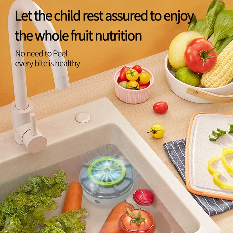 High Quality Fruit and Vegetable Washing Machine Pesticide Residue Removal Fruit Cleaner Device Fruit Purifier