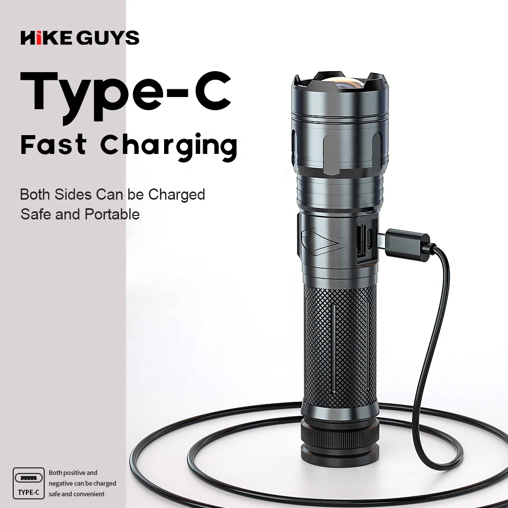 800 Lumen P50 High Power Flash Light Waterproof Five Gears Superior Strong Light Aluminum Spotlight Flashlight