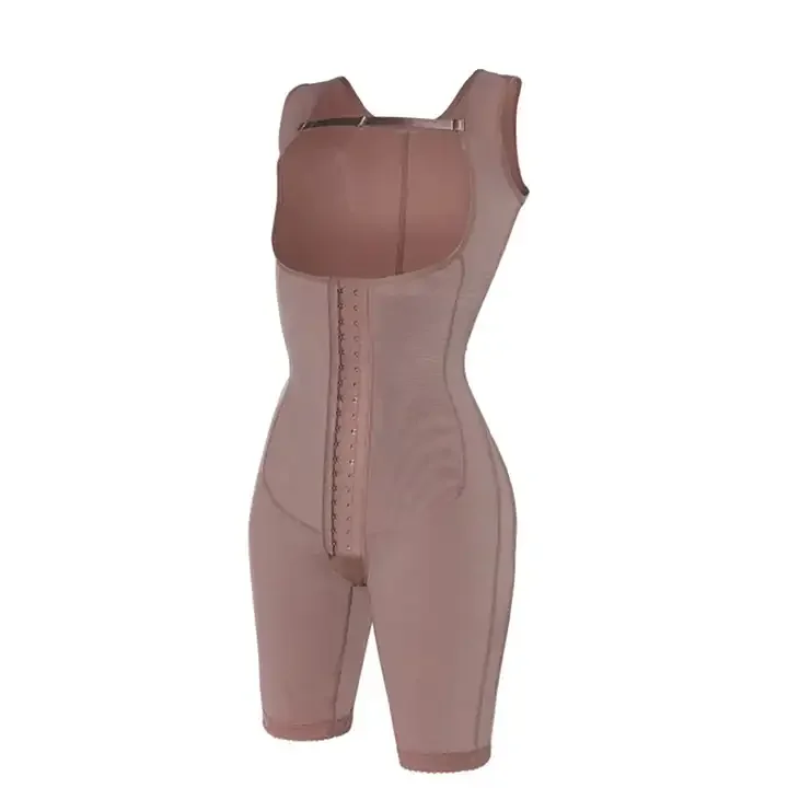 2023 New Slimming Belly Lift Hip Shoulder Belt Three Row Buckle Jumpsuit Tight Height Elastic Waist Plastic Body Suit