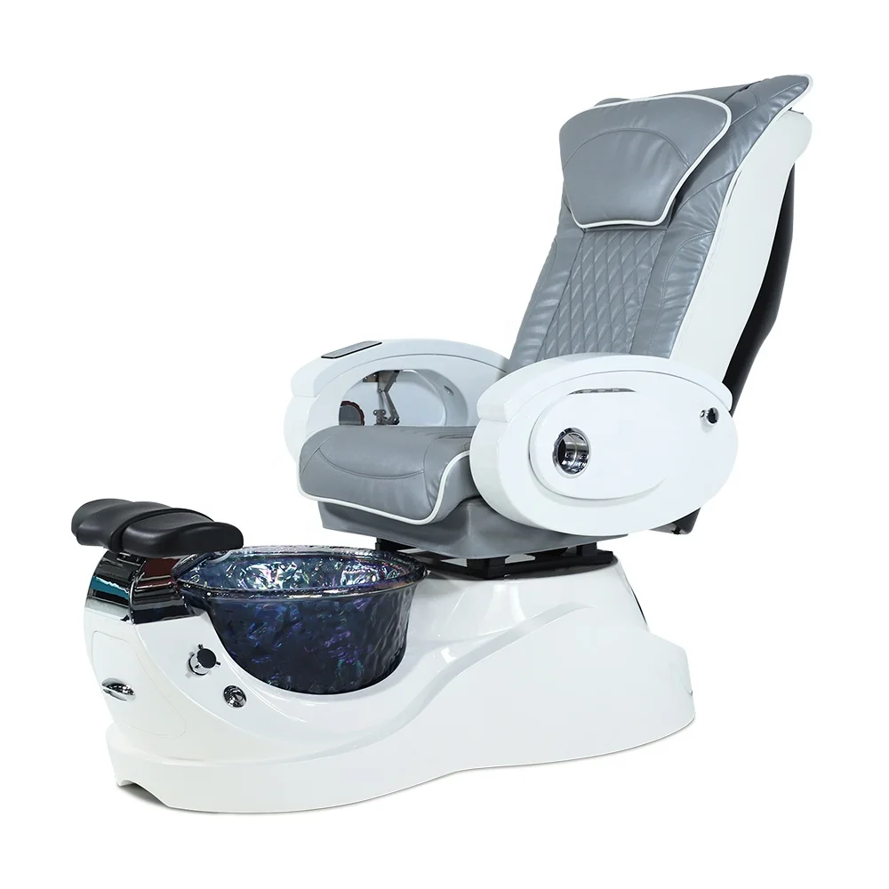 Kangmei Modern Luxury Beauty Nail Salon Furniture Electric Pipeless Whirlpool Jet Foot Spa Human Touch Massage Pedicure Chair