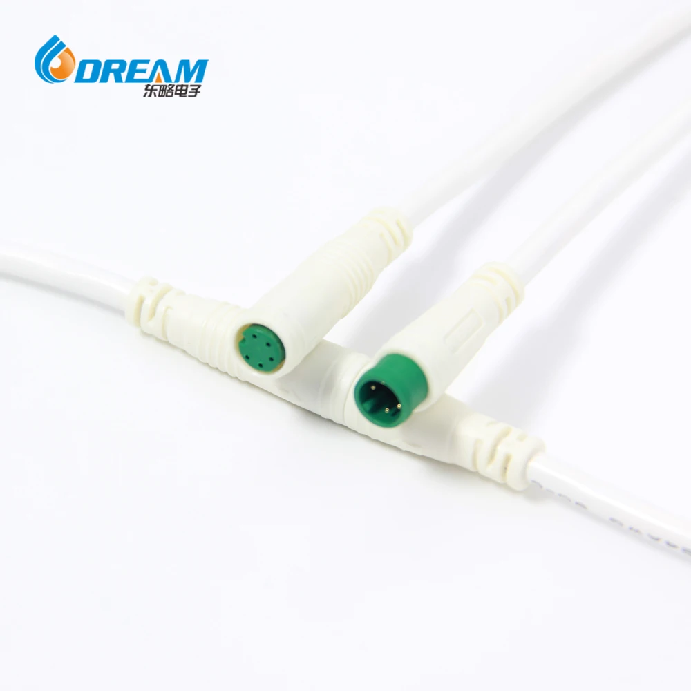 DREAM START Electric Bicycle scooter 2 3 5 pin signal Cable M8 Male Connector