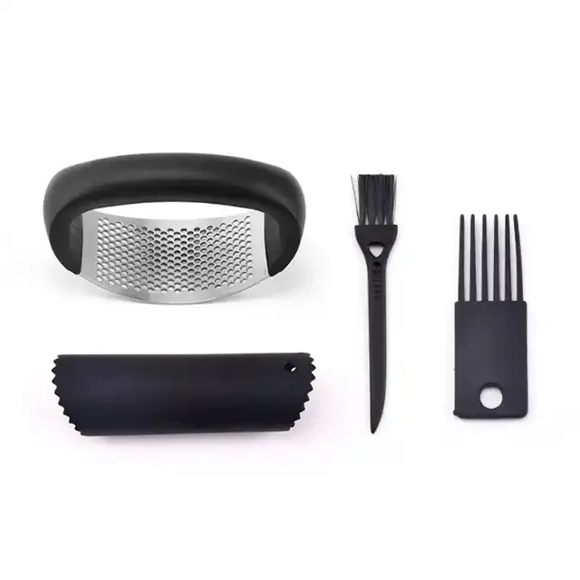 New arrival Stainless Steel Manual Garlic Press Set Home & Kitchen tools/Accessories/gadget Machine Grater Ginger Chopper