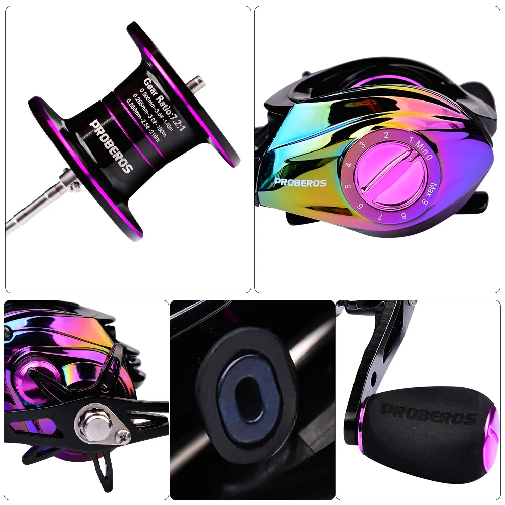 Wholesale Baitcasting Fishing Ree l9+1BB Bearing 7.2 Gear Ratio Sea Fishing Reel