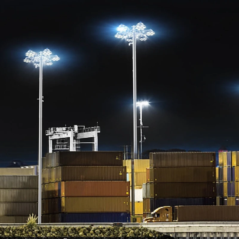 Explosion proof hot galvanized high mast pole light floodlight 600 watt