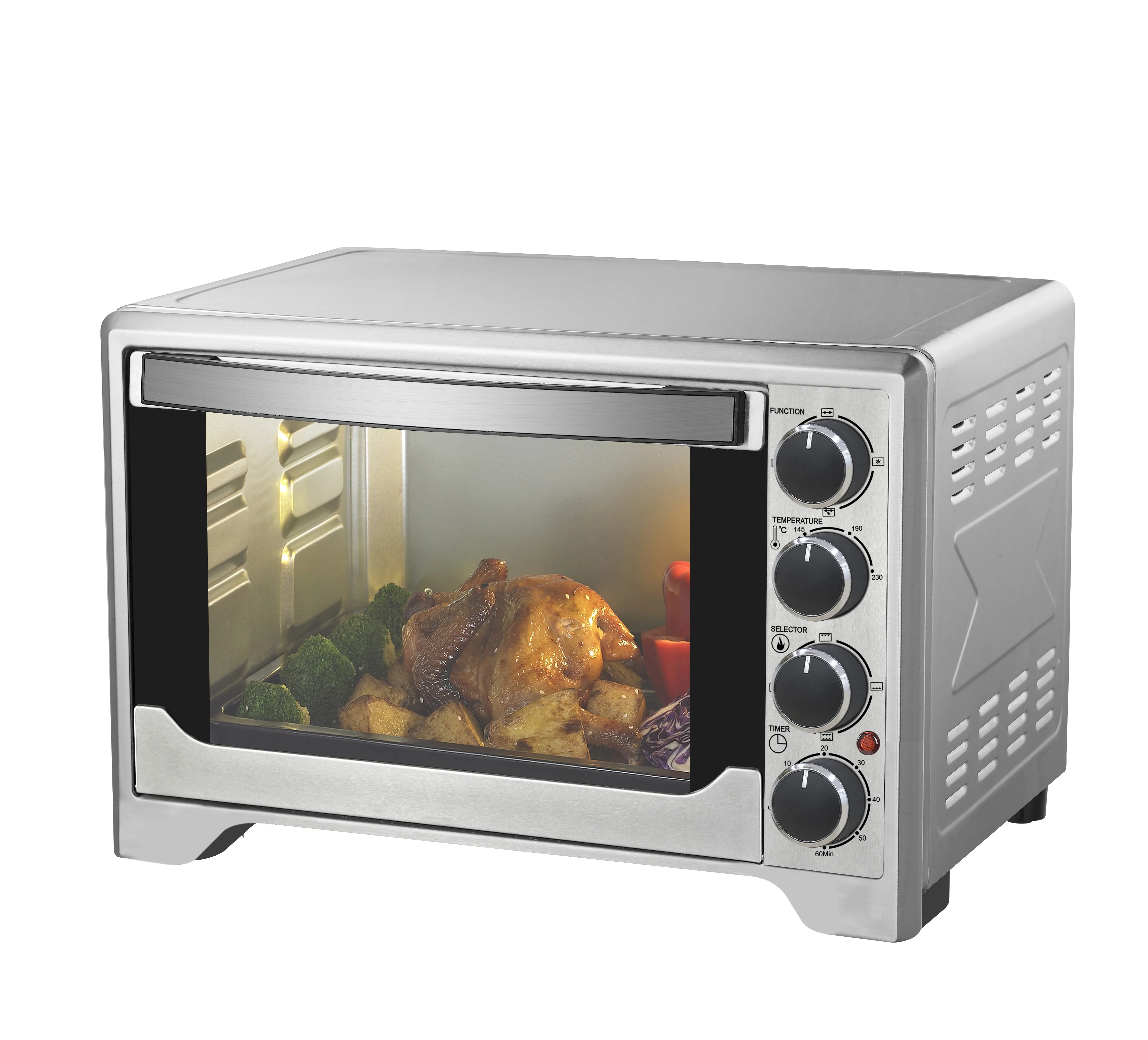 High Capacity Electric Grill Kitchen Oven 45L Table Top Indoor Built-in Smokeless Electric Oven