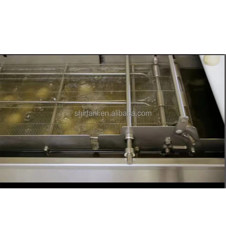 Industrial Gas Type Chicken Fat French Fries Deep Frying Potato Chips Fryer Machine For Sale