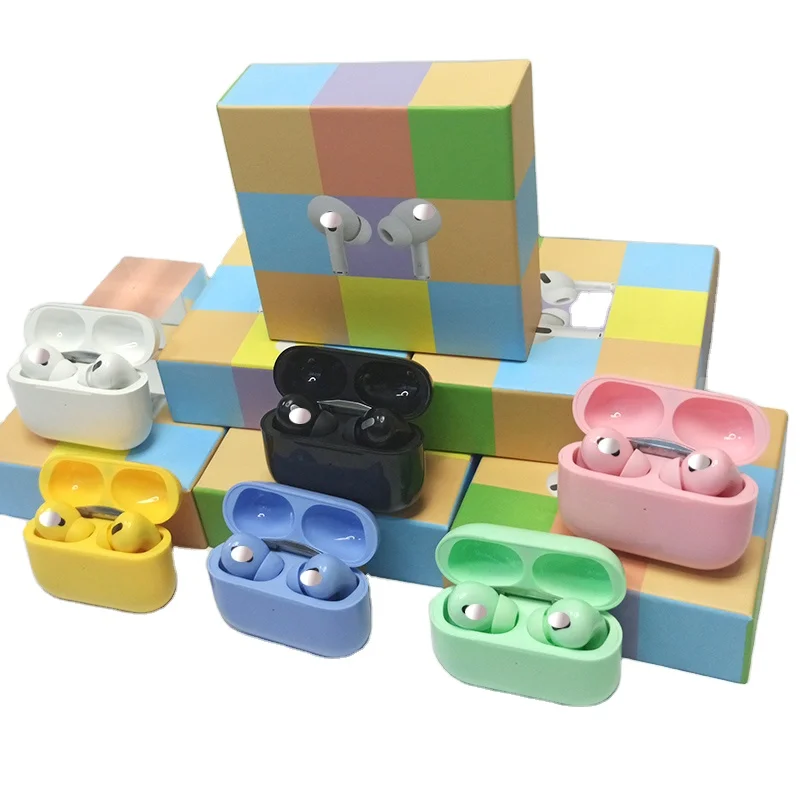 Mini Auriculares BT Earphone Noise Cancelling Macaron Pro 3 Wireless For Apple Airbuds