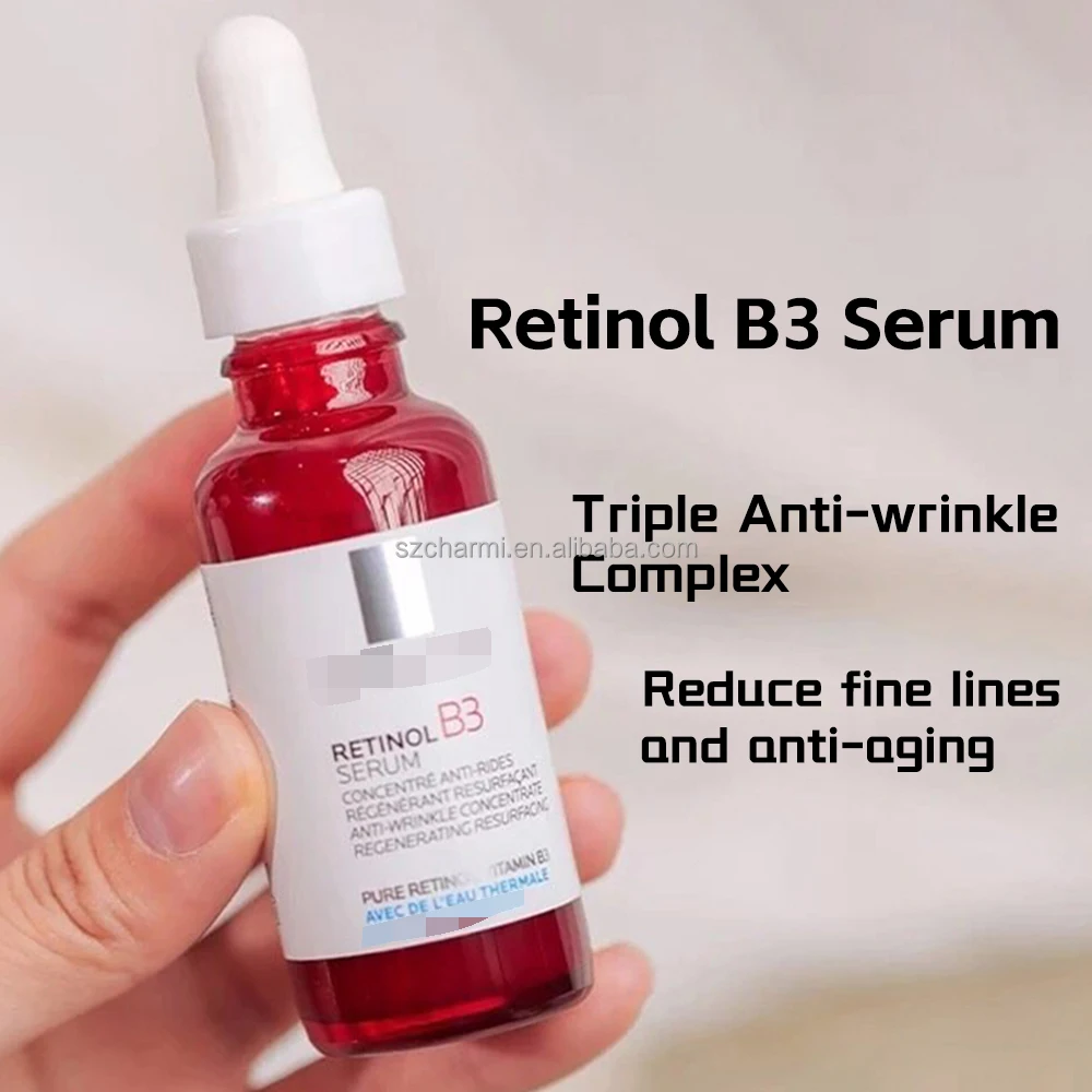 30ml Retinol B3 Facial Serum Remove Dark Spots and Fade Fine Lines Anti-aging Hydrating and Moisturizing Skin Care Serum