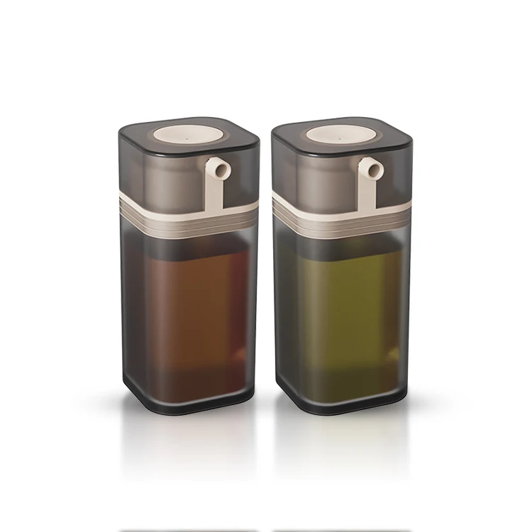 100ml square plastic oil storage bottles vinegar bottle cooking oil container containers set for olive oils with magnet