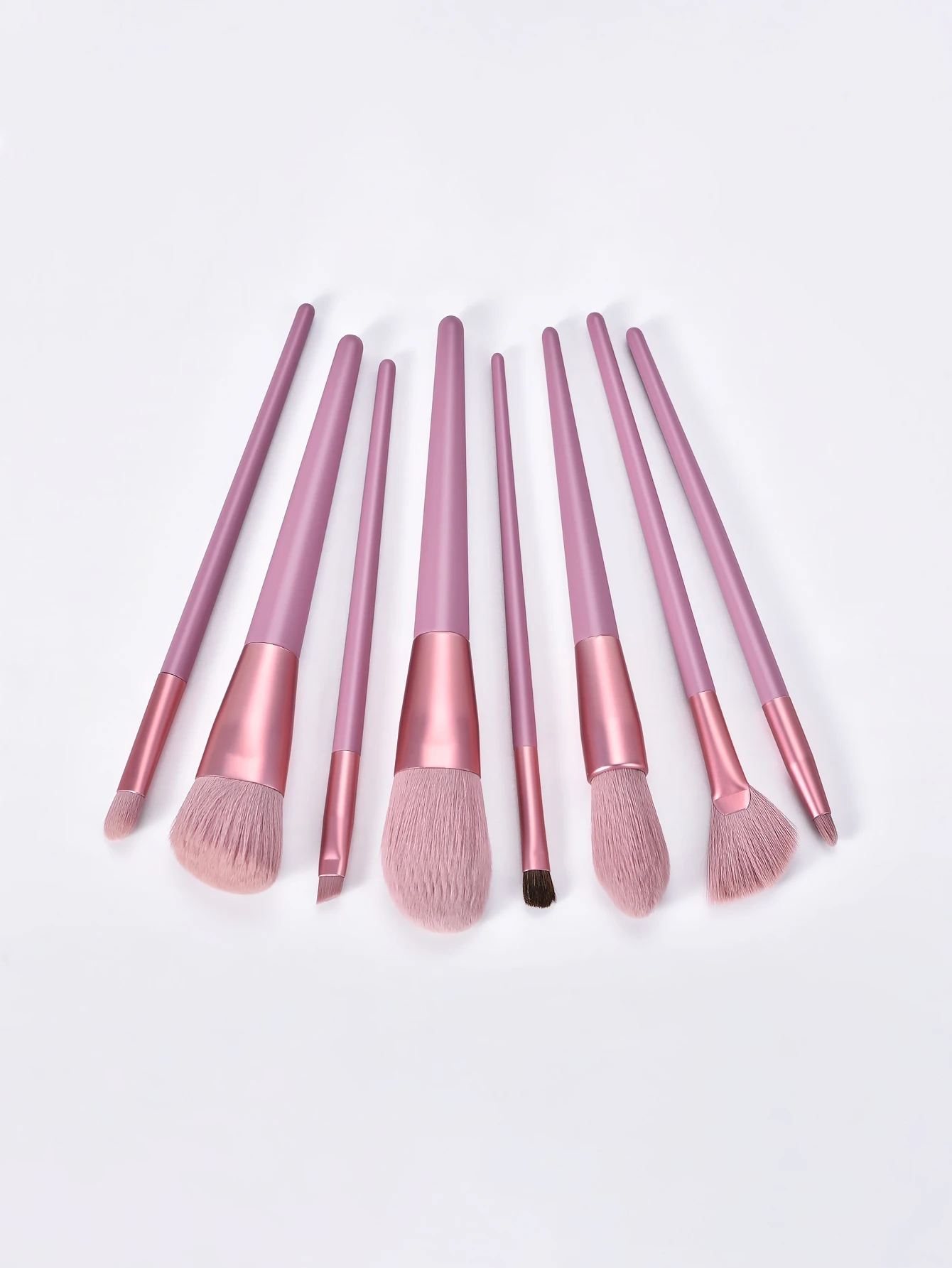 8 pieces makeup brush set 2021 pink very high quality makeup brushes Custom logo