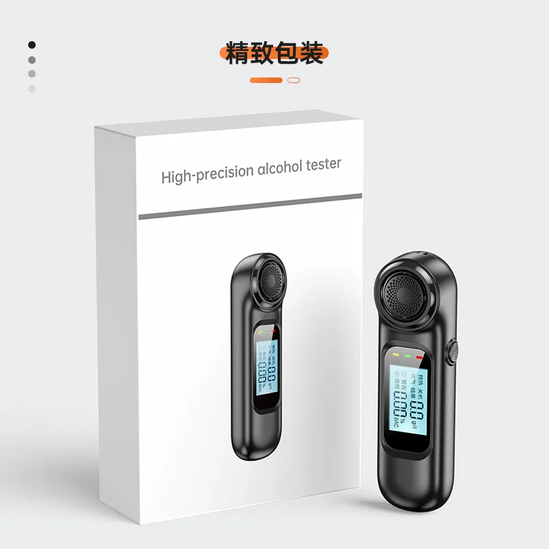 Rechargeable Portable Digital Non-Contact Breathalyzer Air Blowing Detector Alcohol Tester