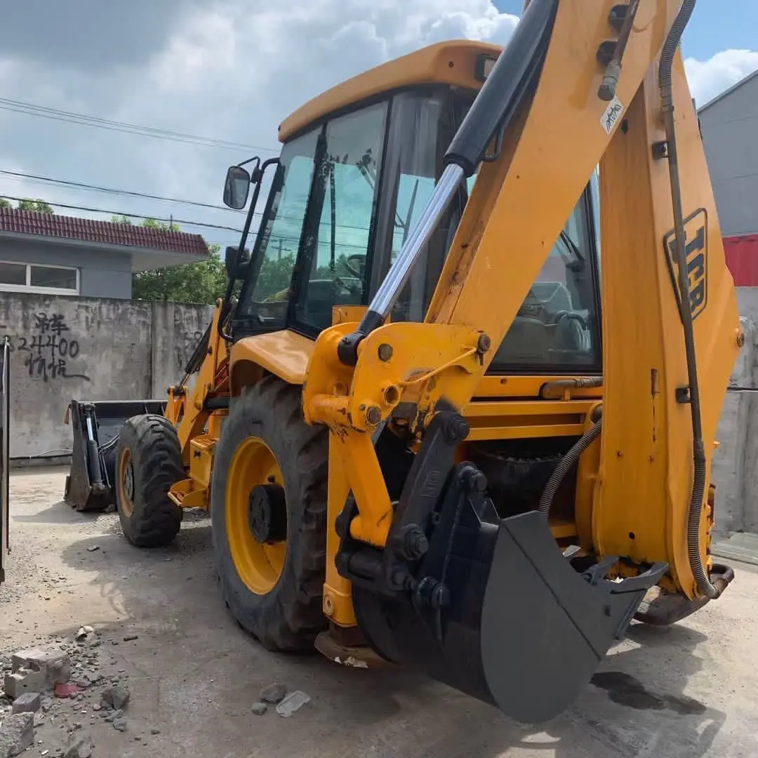 Factory Price 4X4 JCB 3CX Style Backhoe Loader Snow Sweeper China Factory Backhoe Excavator Loader