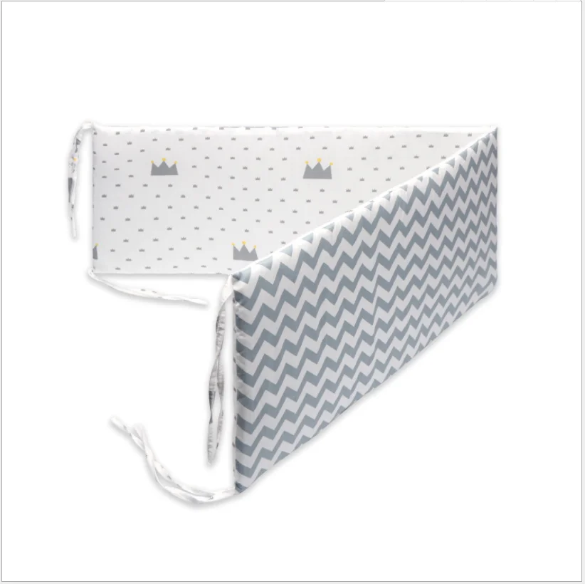 Cotton Baby Crib Bumpers Breathable Cradle Bedding Bumper