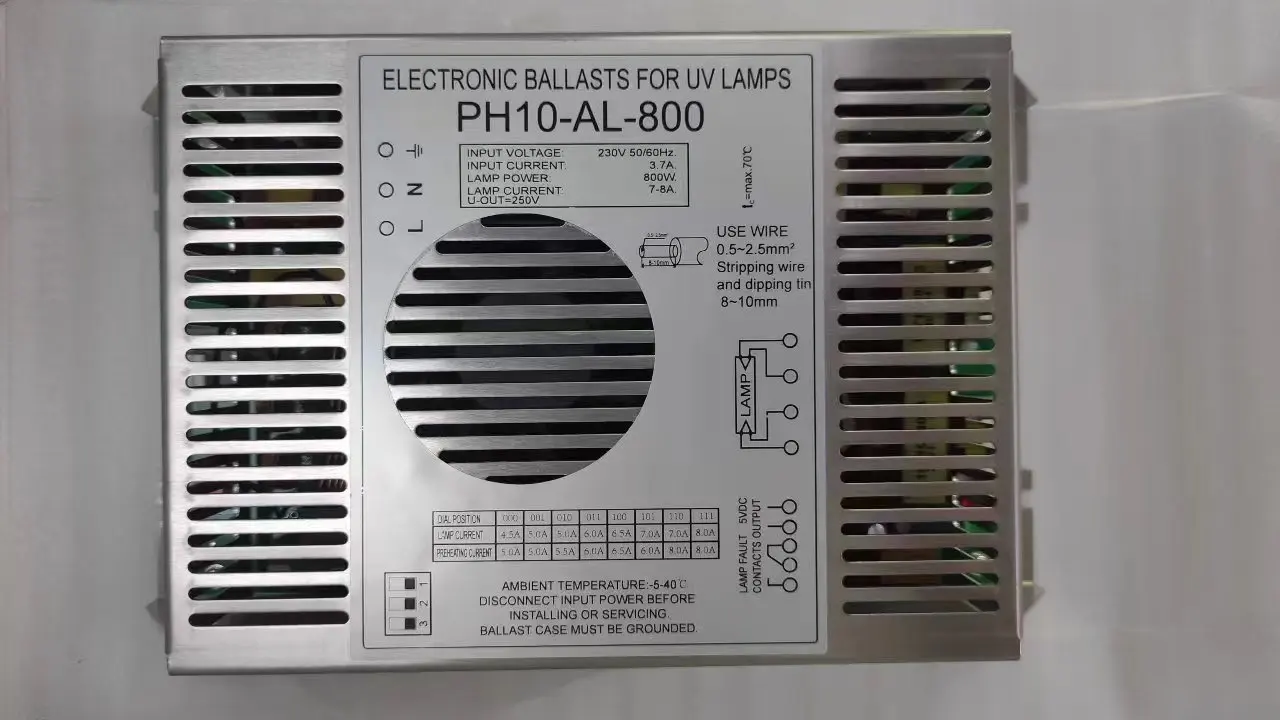 For 2 lamps Electronic Ballast 200W 250W 300W Germicidal UV Lamp Electronic Ballasts