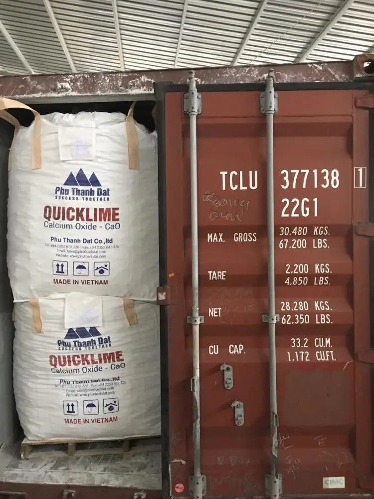 High quality Quicklime CaO 90% - 92%