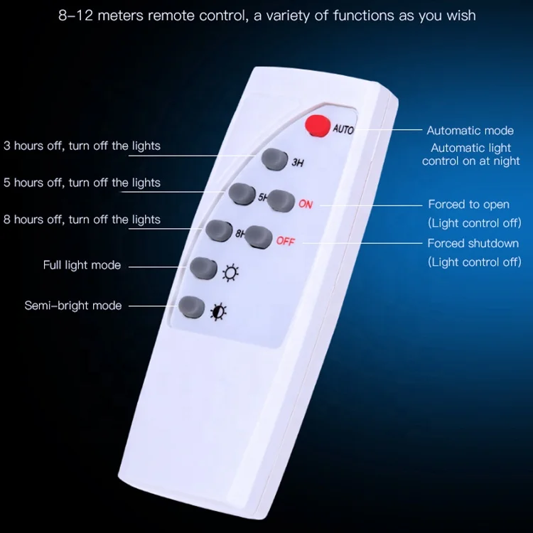 HOMBO 2024 Remote Ip66 Waterproof 100w 200w 300w 400w 500w Outdoor LED Solar Flood Light For Garden