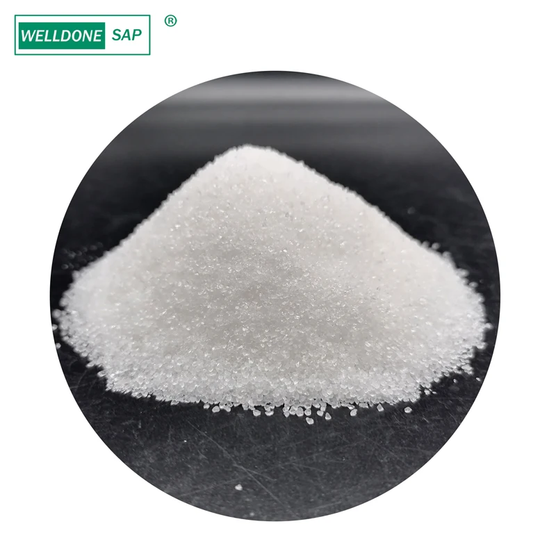 WELLDONE De Potassium Polyacrylate Prix Hydrogel Save Irrigation Manufacturing Potassium Polyacrylate Powder in Bags