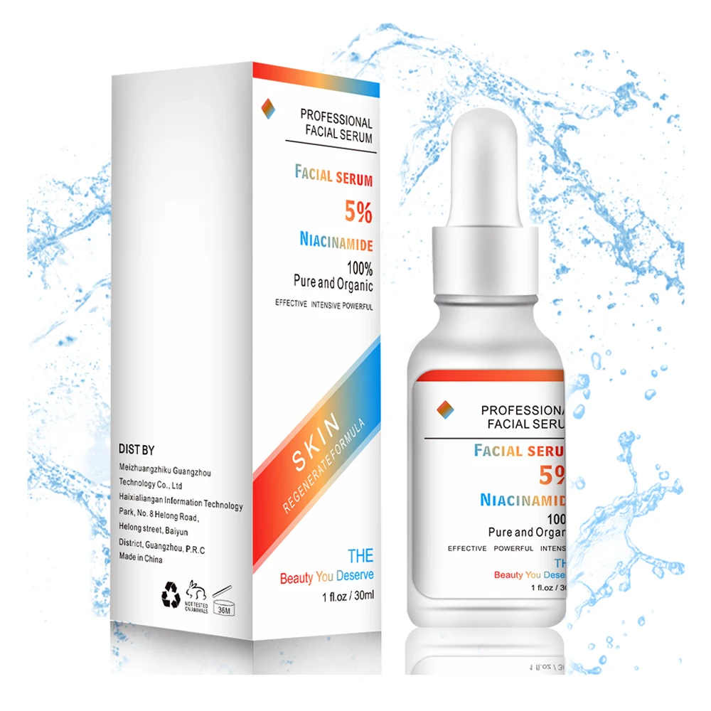 Private Label Skin Care Serum Face Essence Vit B3 Serum Factory Supply Niacinamide Serum