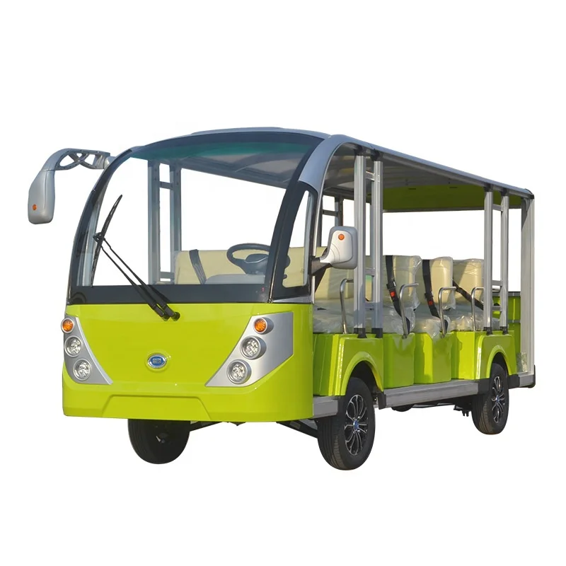 sightseeing car bus 14 seat electric garden utility vehicles open top bus for sale