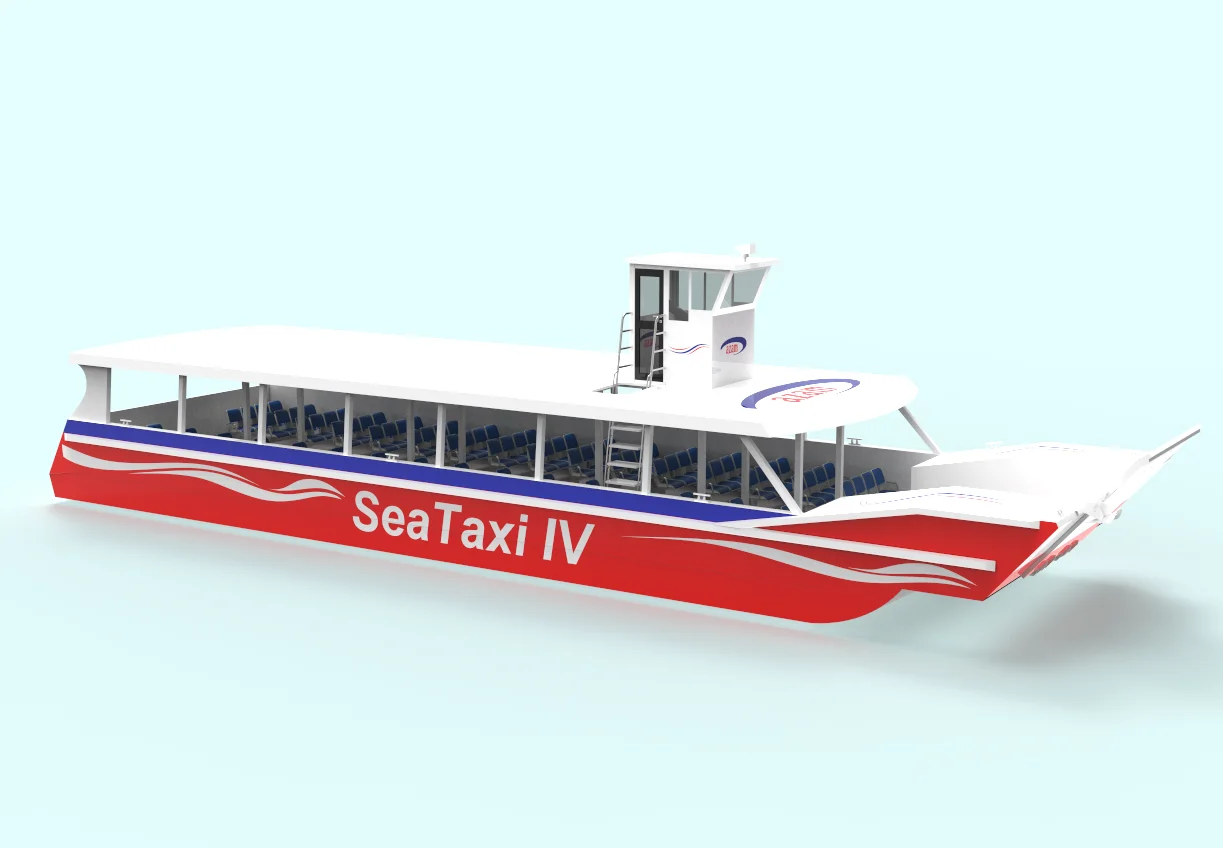 Sea King 21m Coastal Landing Craft 120 Seats Passenger Ferry Hot Sale in Aferica