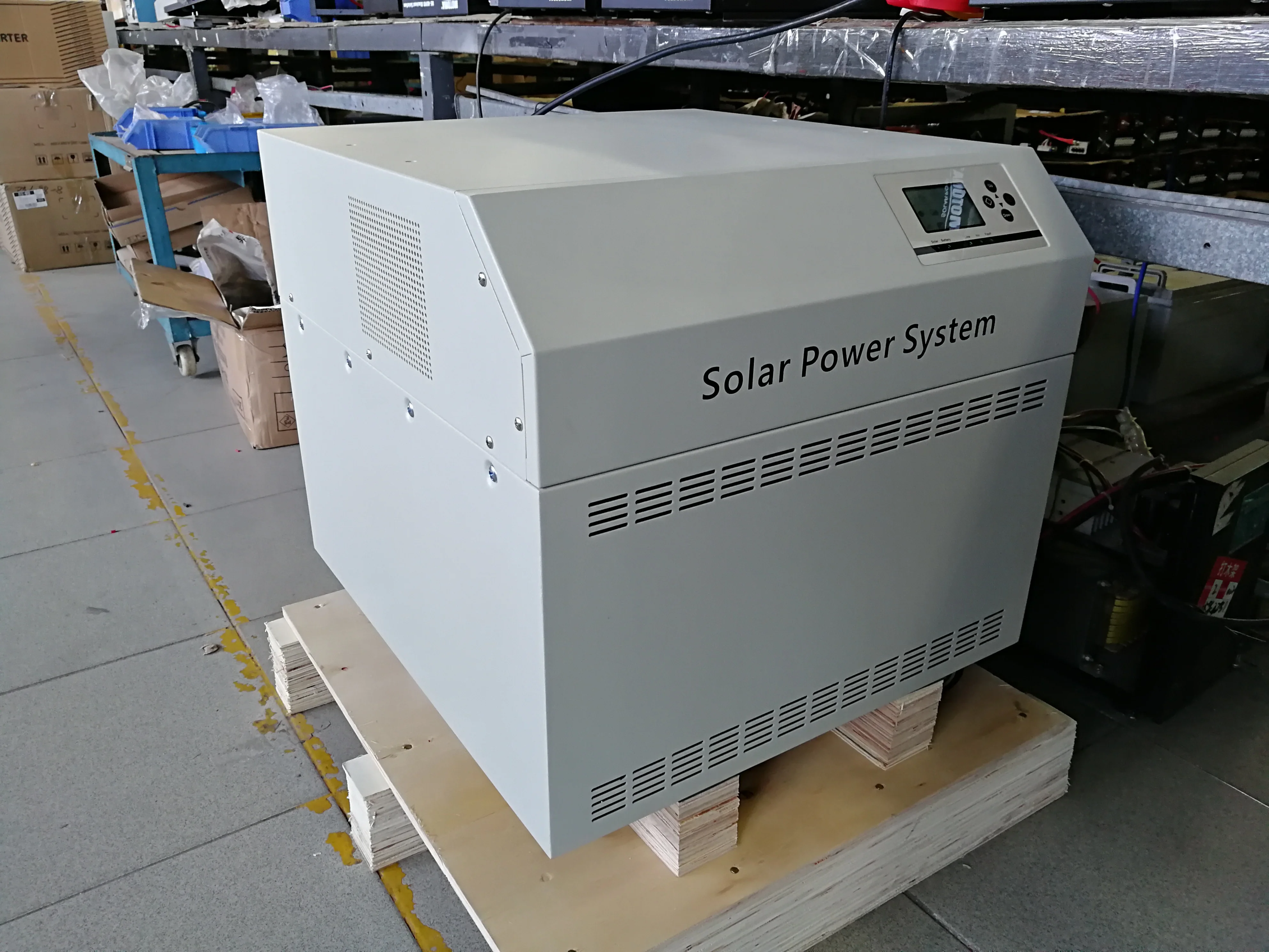 2000W 2KW 24VDC 220VAC Battery MPPT Controller Inverter inbuilt Home Use Off Grid Solar System All in One Solar Generator