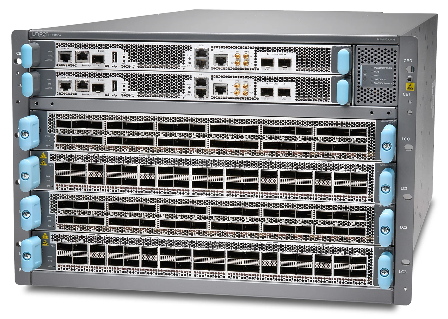 2024 PTX10004-BASE3 можжевельника 128 Гбит/с Штабелируемый SNMP QoS Functionalit 10/100/1000 Мбит/с