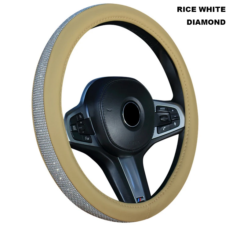 Чехол для руля автомобиля со стразами, 38 см * 8,2 см