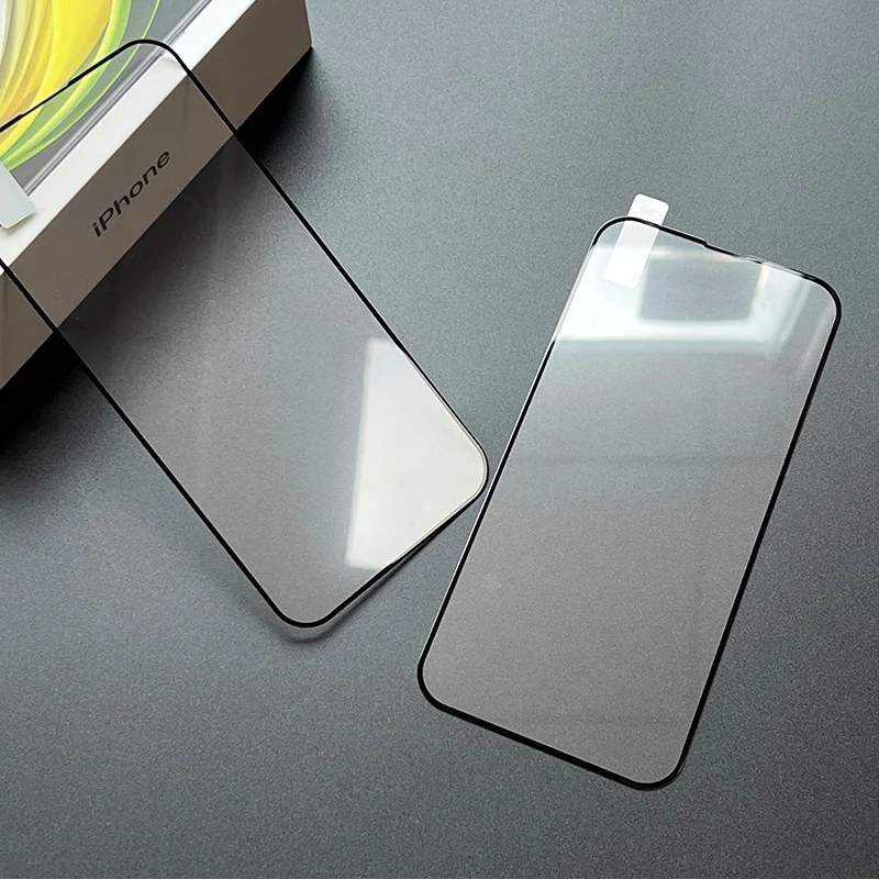 For Iphone 12 13 14 Pro Max Screen Protector Full Cover Mobile Phone Tempered Glass Screen Protector