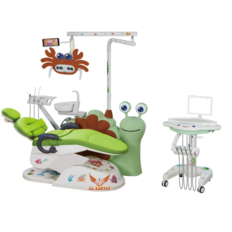 Chinese Manufacturer GD-KID Brand Name Dental Chair Equip With LED Sensor  Operation Lamp
