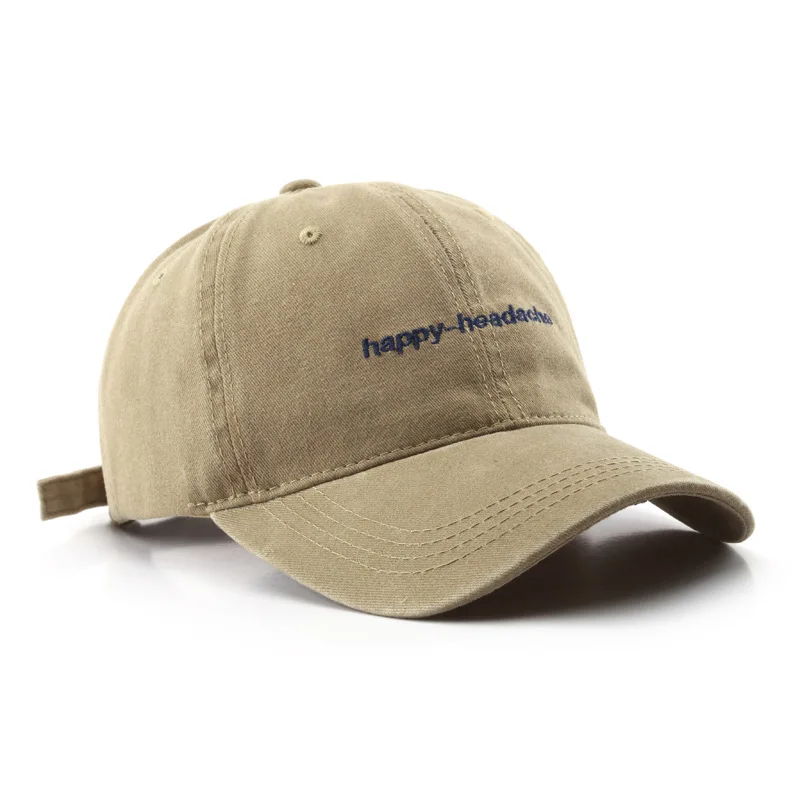 Custom Logo Washed Vintage Distressed Dad Hats Adjustable Denim Plain Cotton Baseball Jeans Caps For Men Women