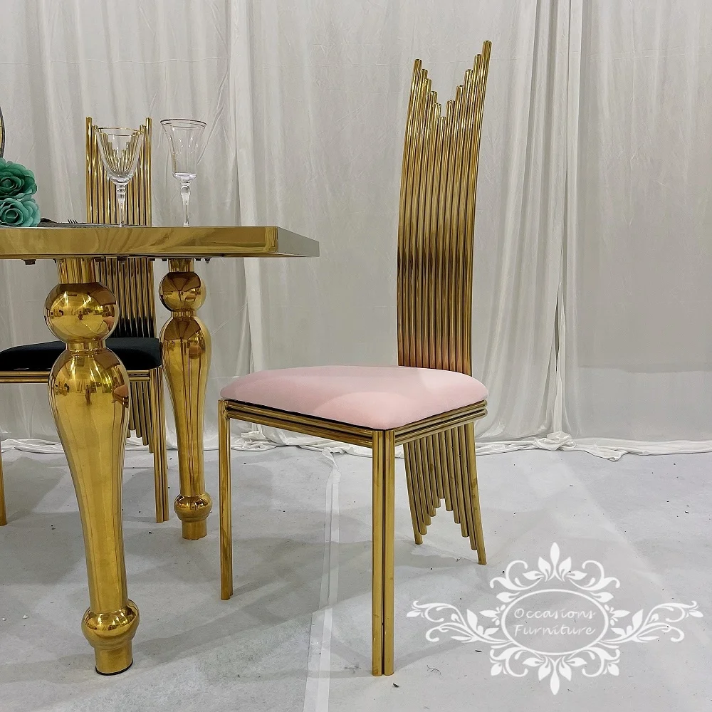 Wedding Tables and Chairs Golden Dining Furniture