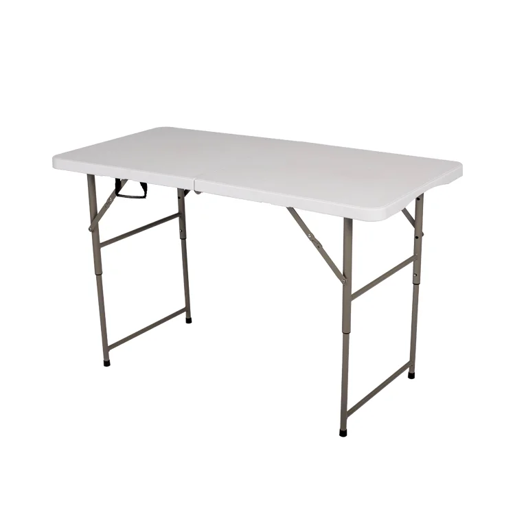 High Quality White Plastic 4FT  Folding Table For Event