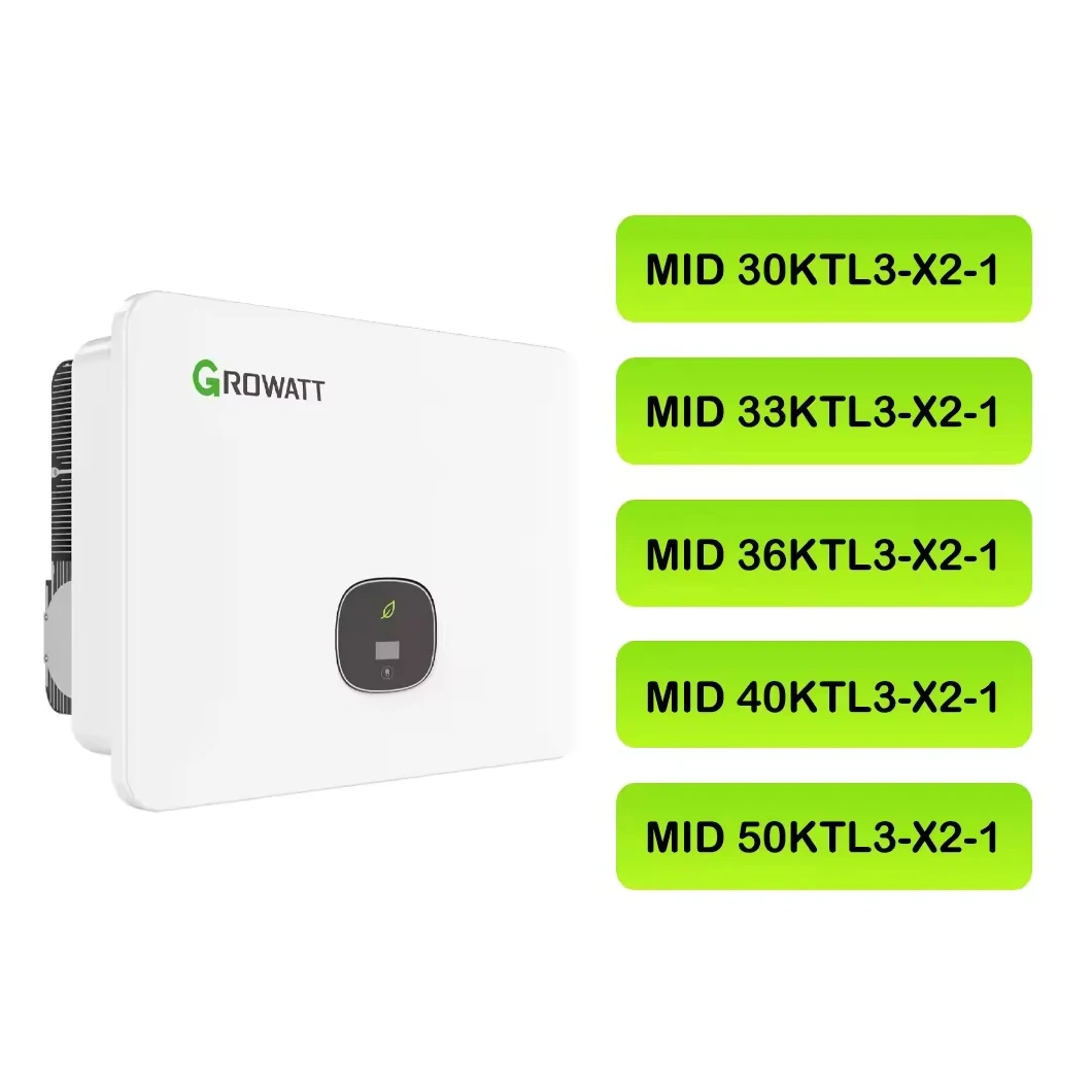 Лучшая цена growatt 30 кВт 40 50 на сетке солнечный инвертор MID ~ 50KTL3-X2