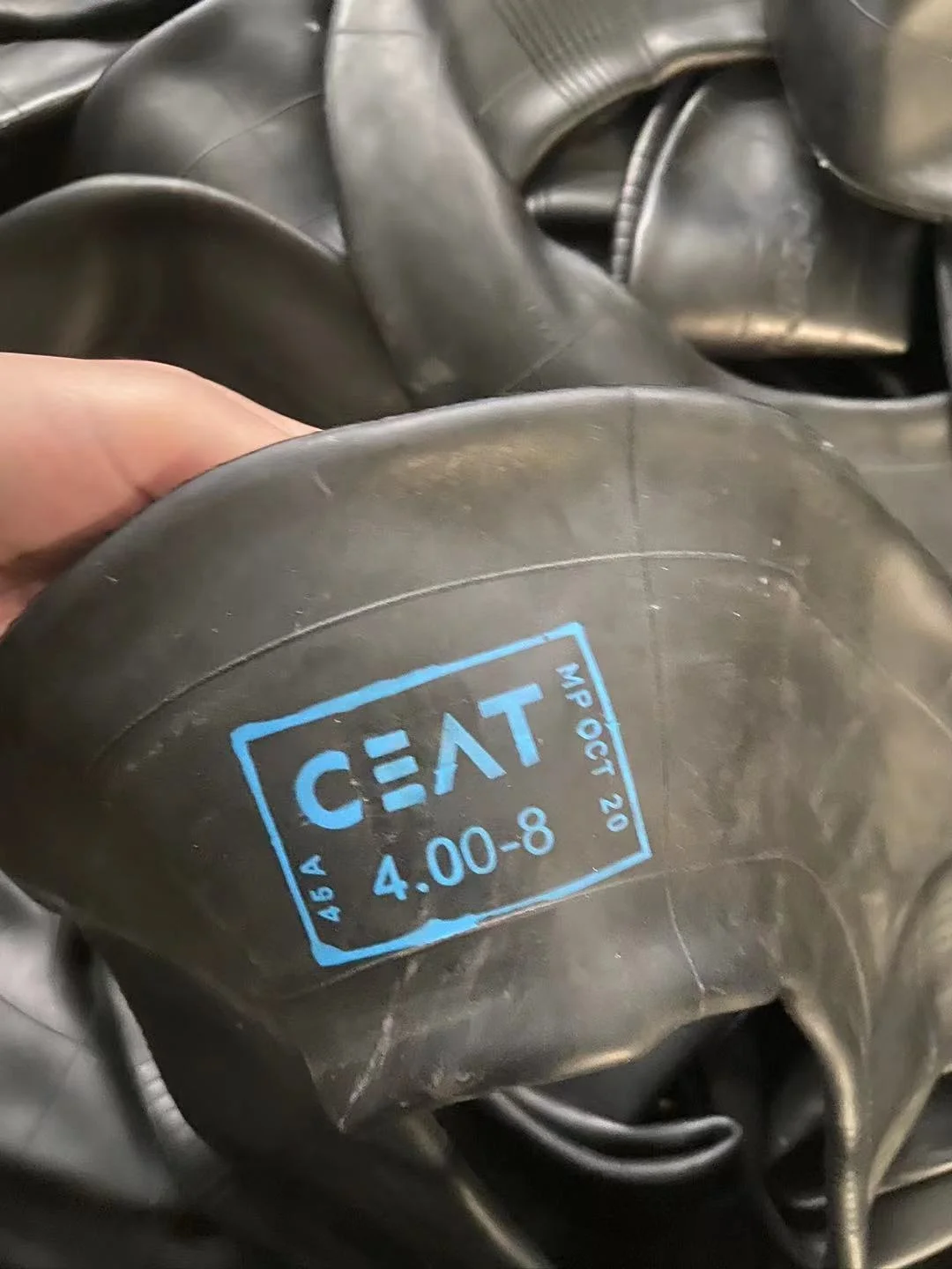 Super quality 4008 CEAT MRF inner tube 4.00-8 butyle rubber ceat tube 400*8 4.00-8