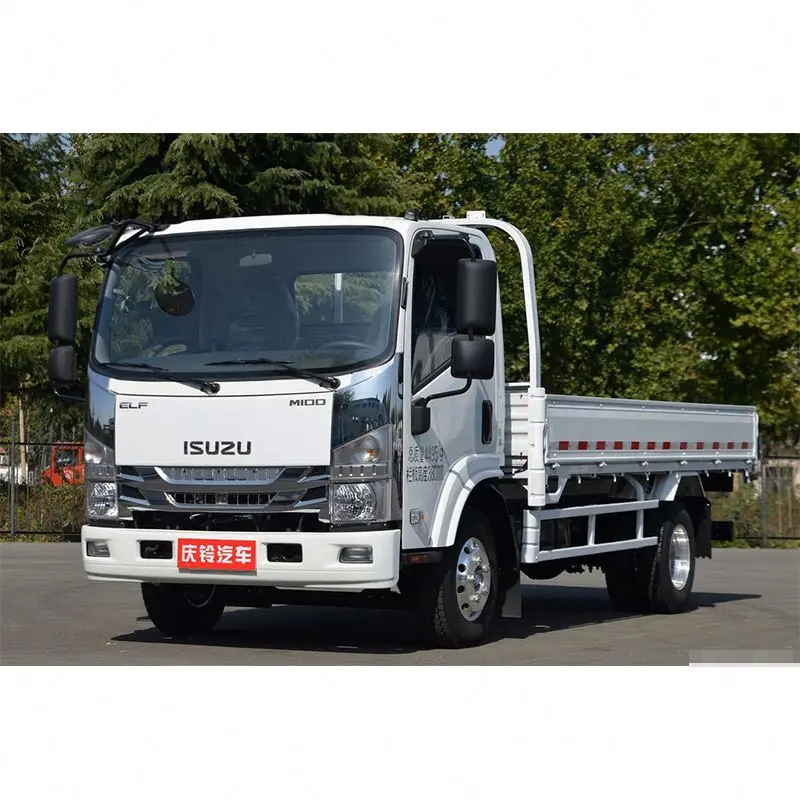 earnest money isuzu single row board light cargo truck M100 120Ps Transportation of fruits and vegetables cargo truck isuzu 4.18