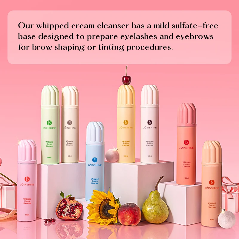 Joinshine Mild Foam Lash Cleanser Vegan Whipped Foam Eyelash Shampoo Custom Personalised Lash Shampoo Concentrate