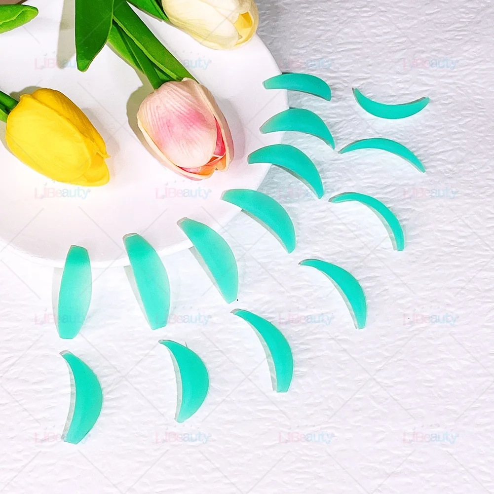 Flex Rod Lash Lift Shield Glueless Silicone Eyelash Lifting Pad Self Sticky 6 Size Eyelash Perm Rod for Upper and Lower Eyelid